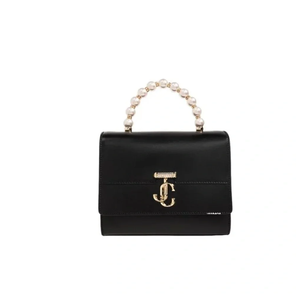 Jimmy Choo Pearl Strap leather shoulder bag